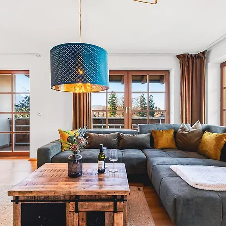 Wolke 7 - Traumhafter Bergblick Mit Stil - Garage Kochel am See